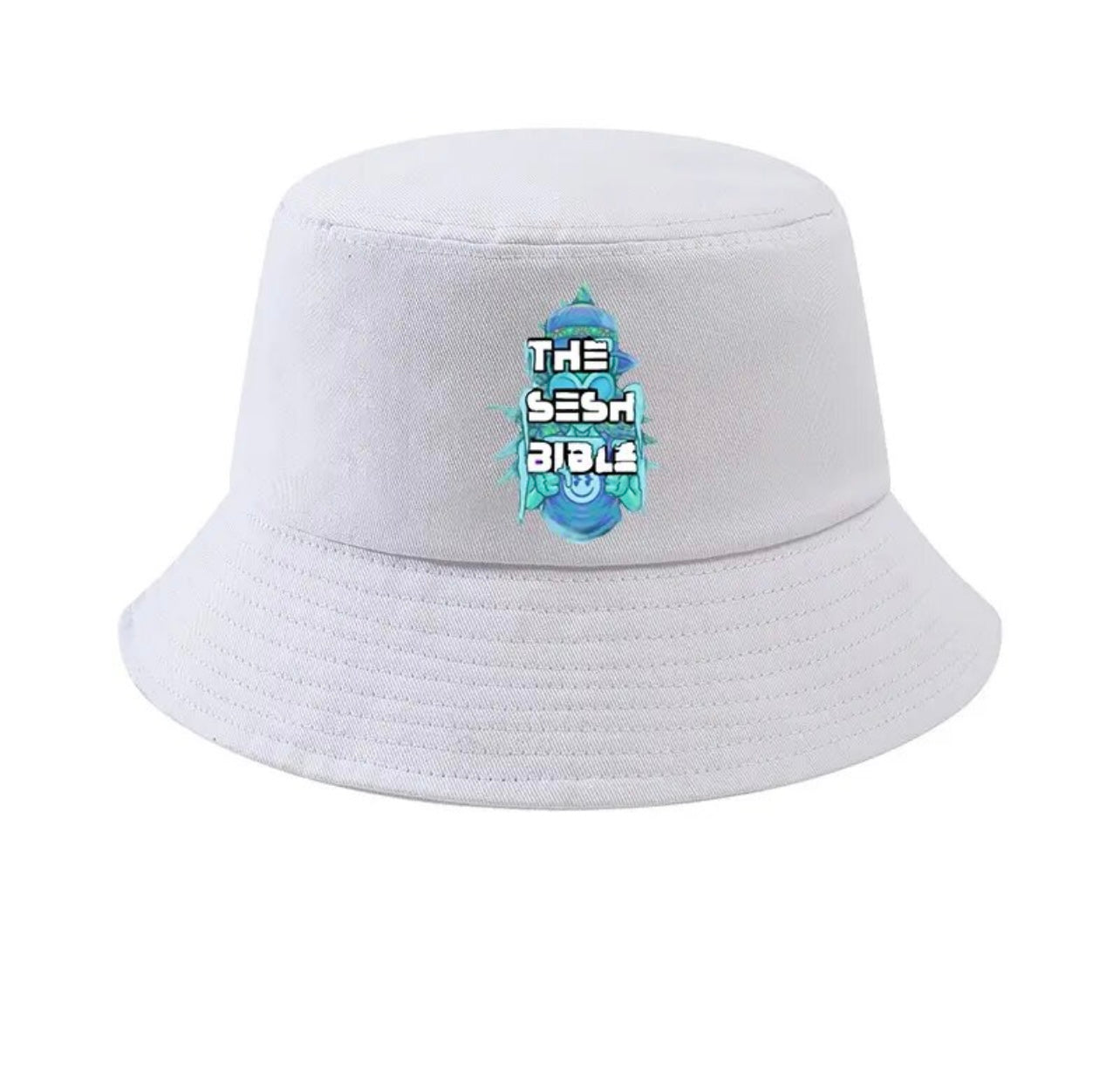 White Bucket Hat W/ Ice TSB