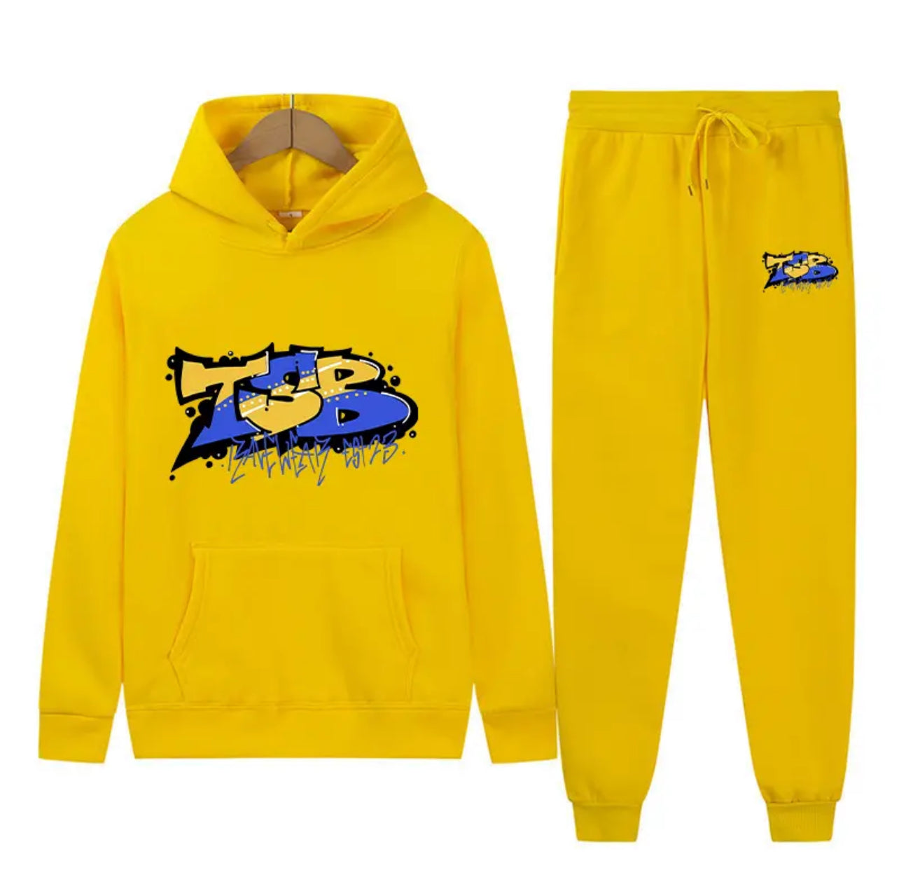 Yellow TSB Graffiti Tracksuits